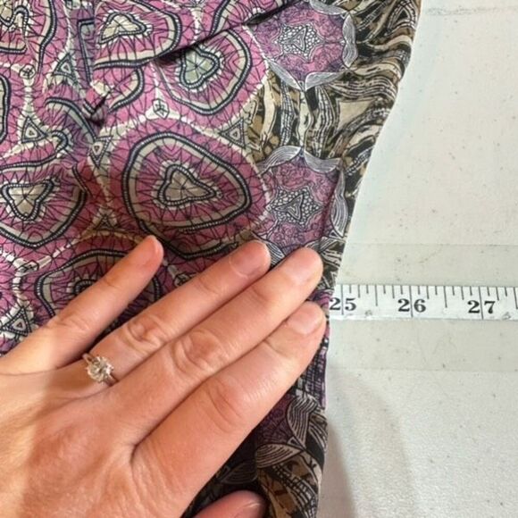 Apt 9 Floral Blouse Embroidered V Neck Long Sleeve Paisley Sheer Boho Size 2X - Picture 11 of 12